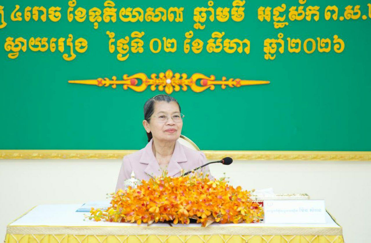 សម្តេចម៉ែនសំអនអញ្ជើញដឹកនាំកិច្ចប្រជុំគណៈបញ្ជាការ យុទ្ធនាការបោះឆ្នោតគណៈកម្មាធិការបក្សប្រជាជនកម្ពុជាខេត្តស្វាយរៀង